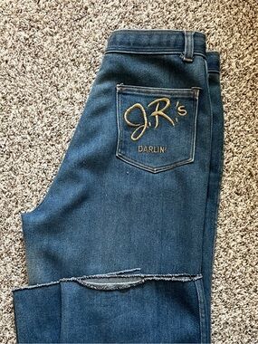 70s American Vintage Light Blue Wide-Leg Jeans